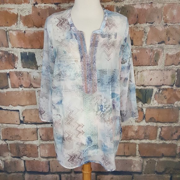 Gerry Weber Tops - Gerry Weber Beaded Tunic Top sz 14 44